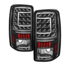 Spyder Xtune GMC Yukon Denali/Denali Xl 01-06 Version 2 C Shape LED Tail Lights Black ALT-ON-CD00-G2-LED-BK