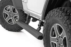 Rough Country Power Running Boards - Lighted - 2 Door - Jeep Wrangler JL (18-23)