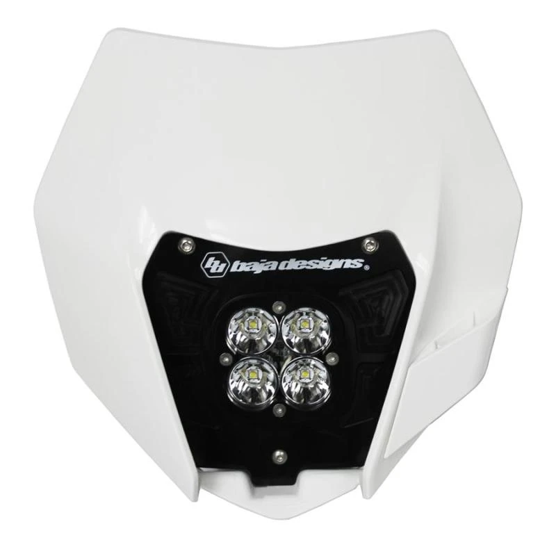 Baja Designs 14-16 KTM Headlight Kit DC W/Headlight Shell White Squadron Sport 3 Baja Designs 14-16 KTM Headlight Kit DC W/Headlight Shell White Squadron Sport