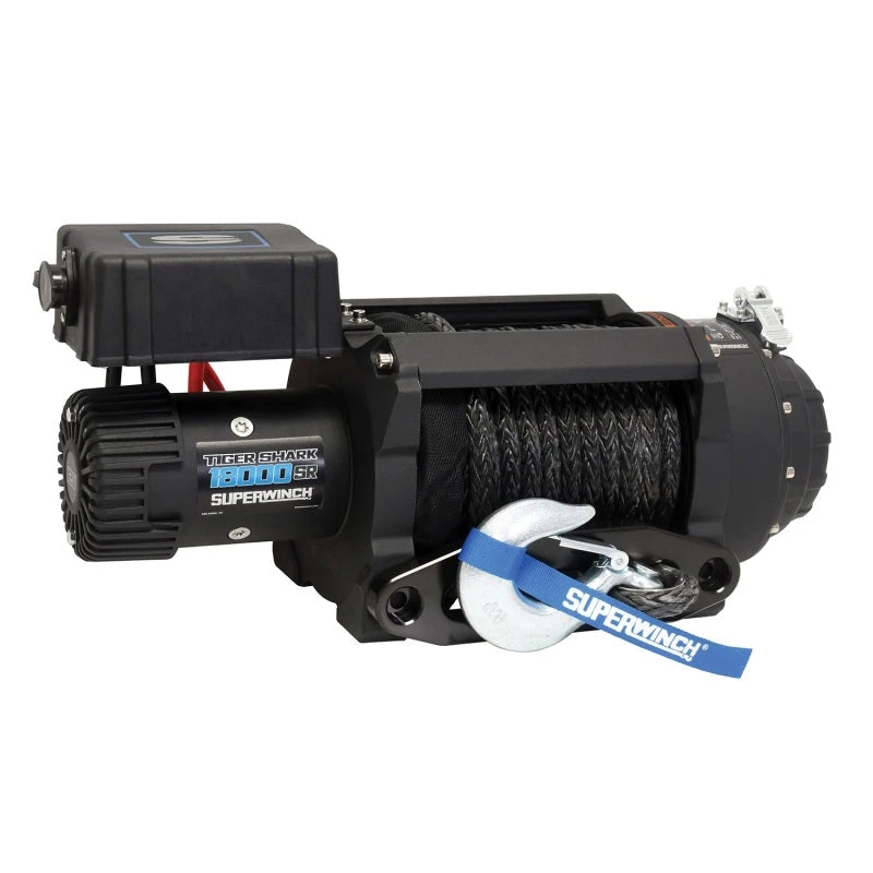 Superwinch 18000 LBS 12V DC 33/64in X 79 Ft Synthetic Rope Tiger Shark 18000SR Winch 4 Superwinch 18000 LBS 12V DC 33/64in X 79 Ft Synthetic Rope Tiger Shark 18000SR Winch - Image 2