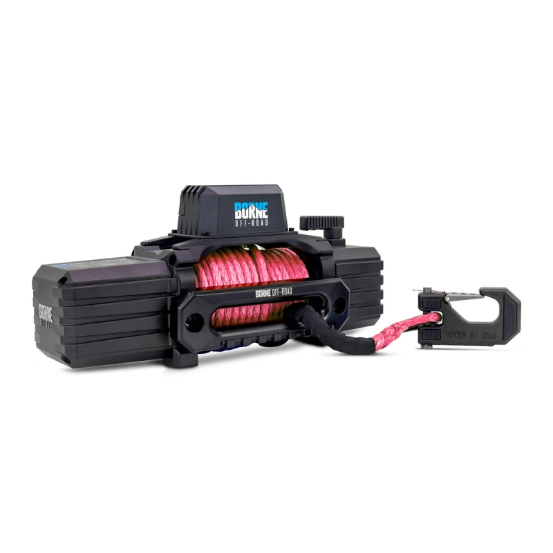 Borne Off-Road 12K Winch - Pink Synthetic Rope 3 Borne Off-Road 12K Winch - Pink Synthetic Rope