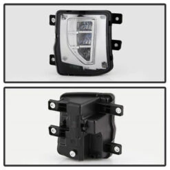 Spyder 16-18 Chevy Silverado 1500 OEM Style Full LED Fog Light W/Switch - Clear (FL-CSIL16-LED-C) -Esptruck Shop ffc28411c60359afad58381409806feb