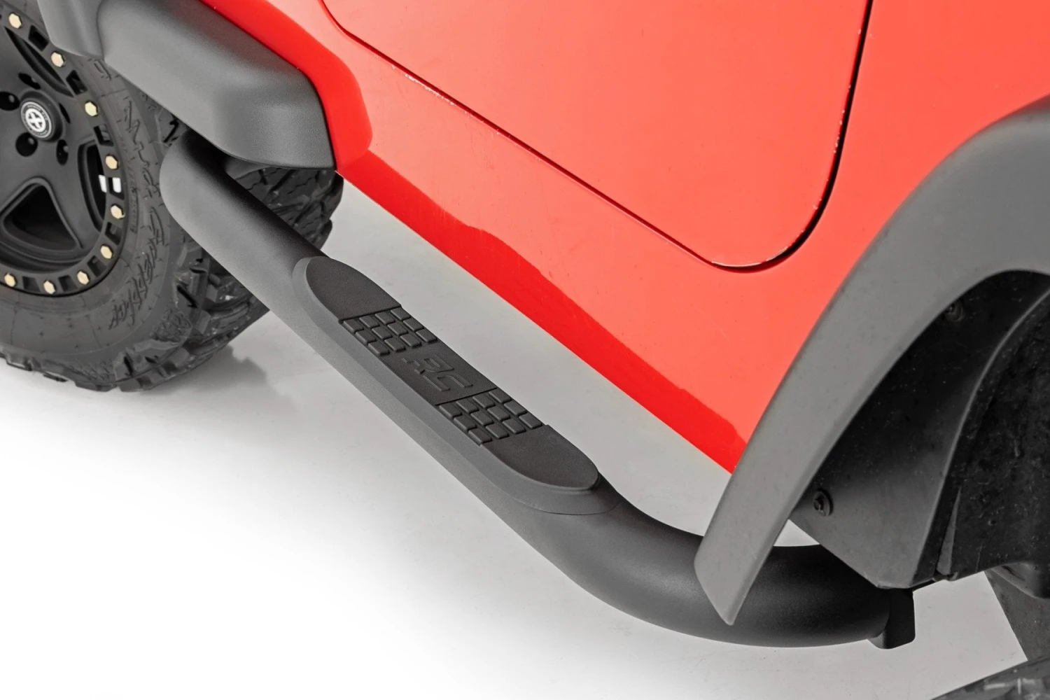 Rough Country Nerf Bar - 3inch Tube - Jeep Wrangler TJ (97-06) Wrangler YJ (87-95) 3 Rough Country Nerf Bar - 3inch Tube - Jeep Wrangler TJ (97-06) Wrangler YJ (87-95)